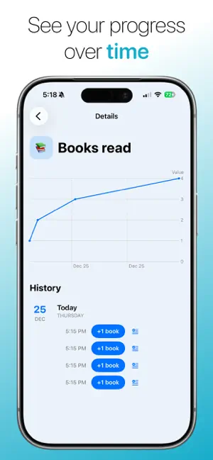 OnTrack - Simple Goal Tracker screenshot 3