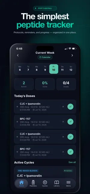 Peptide Protocol+ screenshot 1