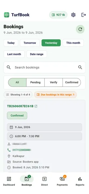TurfBook Bangladesh screenshot 2