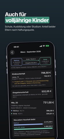Unterhaltsbilanz: Kind & Ehe Screenshot 4 of 5