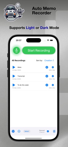 Auto Memo Recorder screenshot