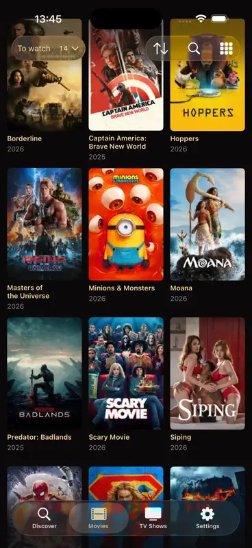 Watched TV: Películas screenshot 3 of 8