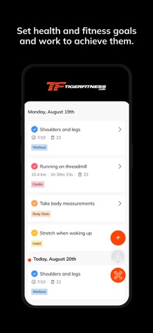 Tiger Fitness Trainer screenshot