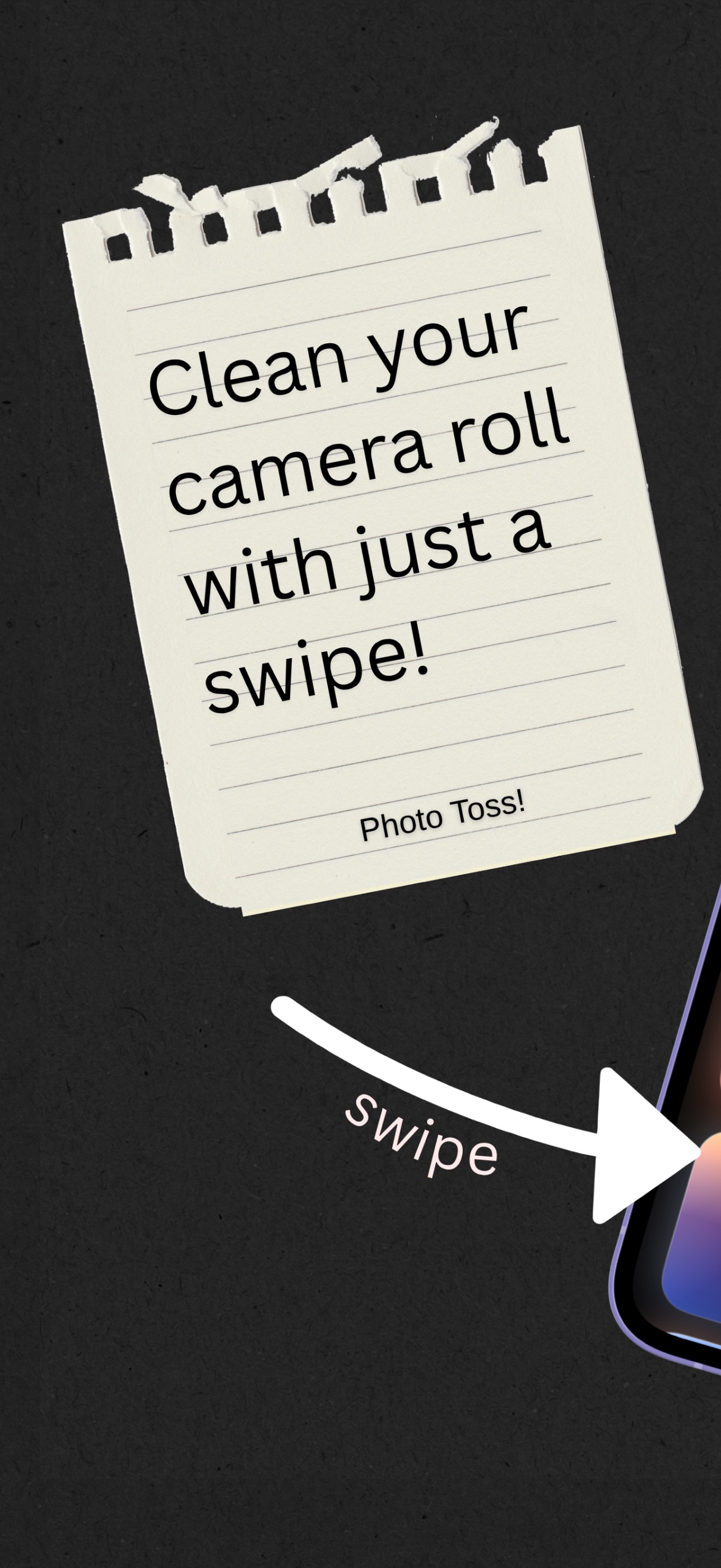 Screenshot 1 of Photo Toss: Swipe to Clean!