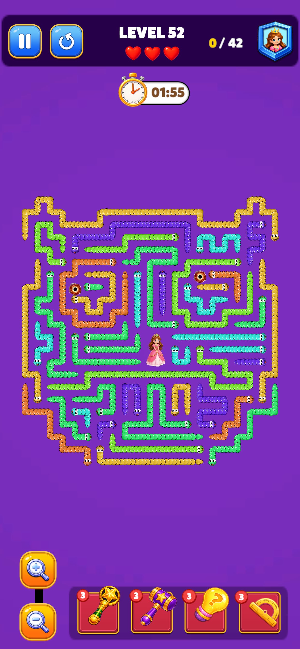 Screenshot 4 of Snake Escape: Brain Puzzle