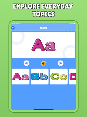 Learn Italian Vocabulary - Kid iPad screenshot
