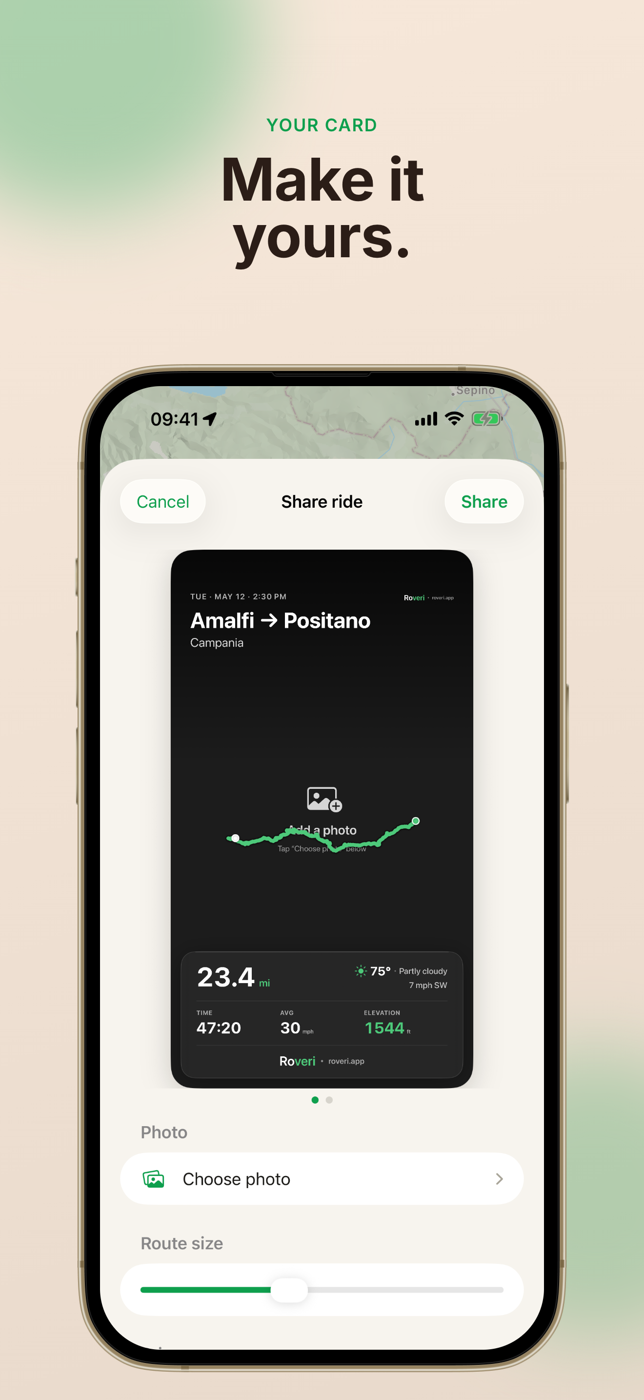 Roveri: Trip & Ride Journal screenshot 10