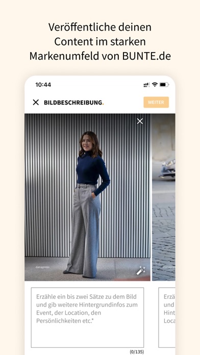 BUNTE.de Moments Creator Screenshot
