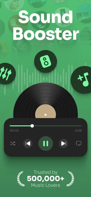 Bass & Volume Booster: DeepAmp screenshot 1