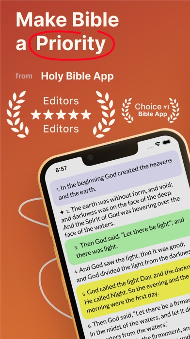 Holy Bible Audio - KJV Studyのおすすめ画像1