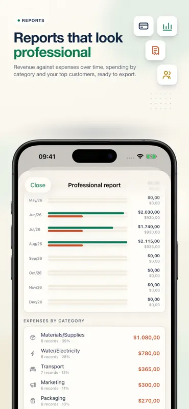 Profio: Livro Caixa e Vendas screenshot 7 of 7