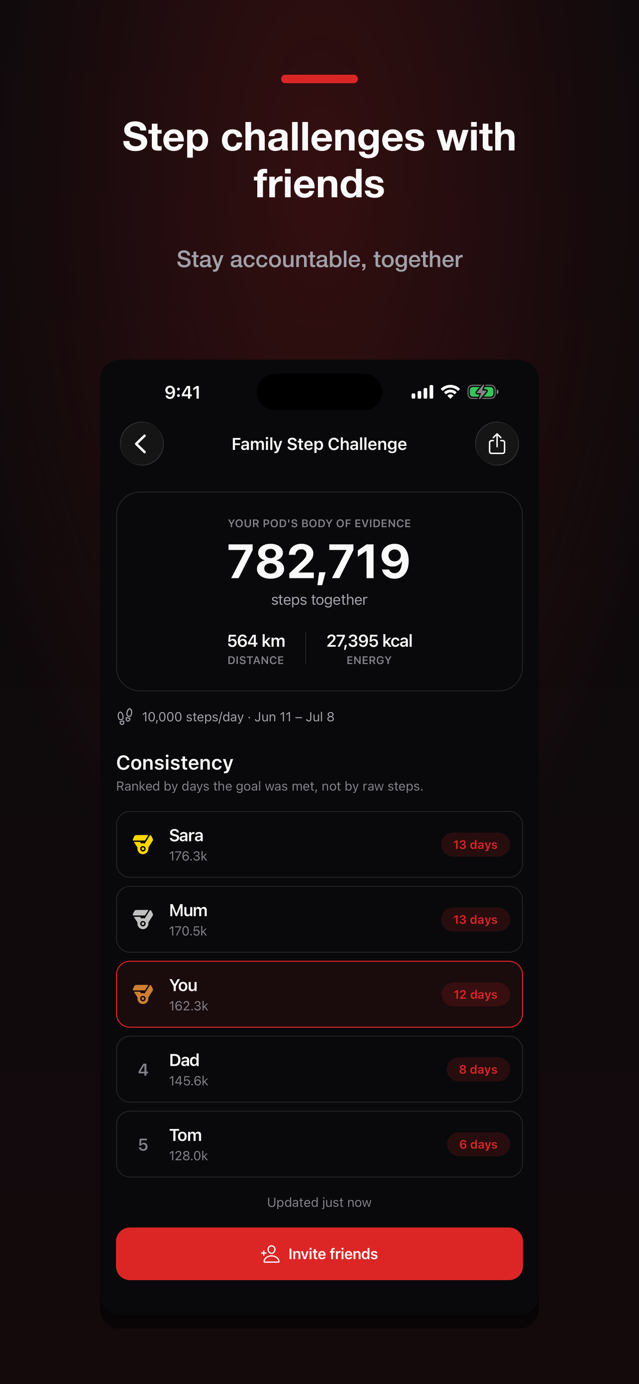 FitnessLi: Steps & Calories screenshot 8