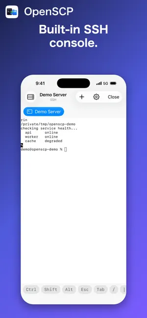 OpenSCP screenshot 3