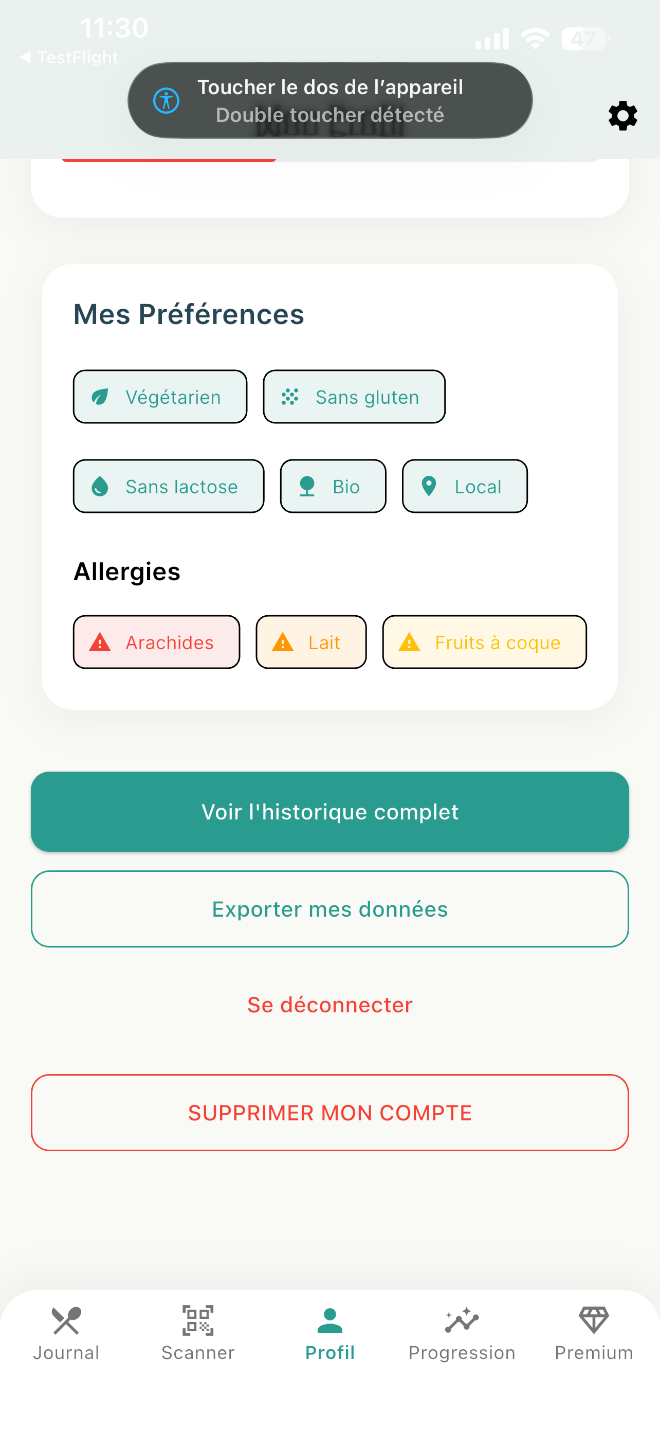 NutriLux – Votre coach santé screenshot 5
