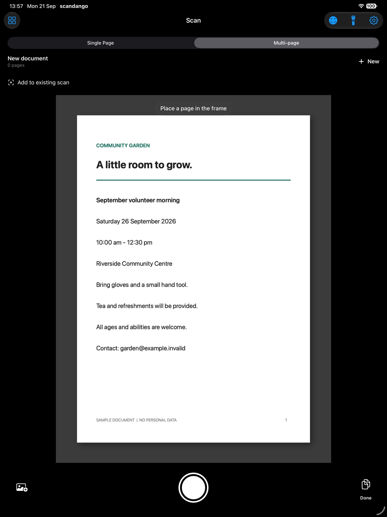 Screenshot 4 of scandango: Document Scanner