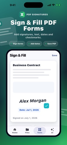PDF Scanner AI: OCR & Sign iPhone screenshot