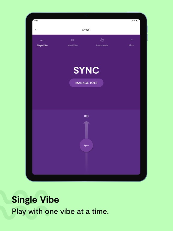 We-Vibe App iPad app afbeelding 5
