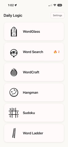 Daily Logic - Word Puzzles Screenshot 1 of 8