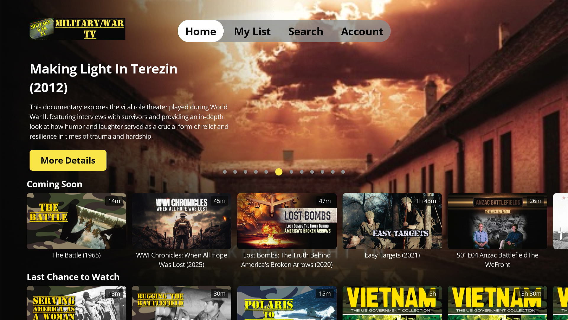 Military War TV