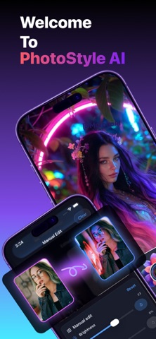 PhotoStyle AI - photo edit iPhone screenshot