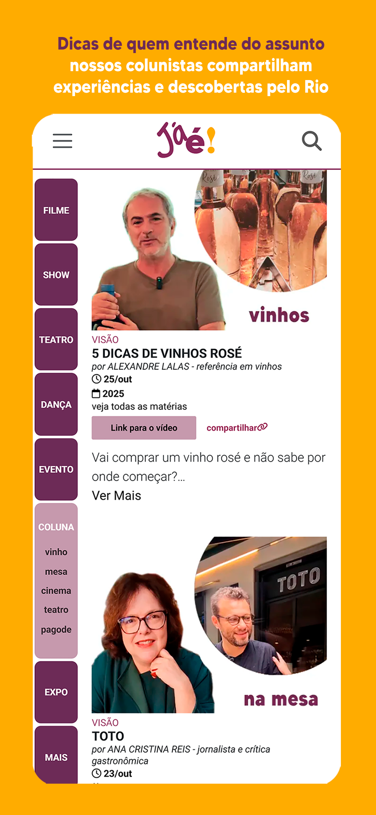 JáÉ! Programação