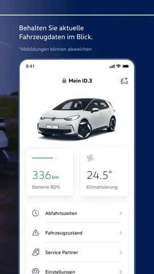 Screenshot von Volkswagen auf dem iPhone 3