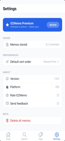 EZMemo: Thoughts & Flow Screenshot 5 of 6