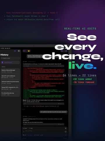 RemoteIDE : Code From Anywhere iPad screenshot