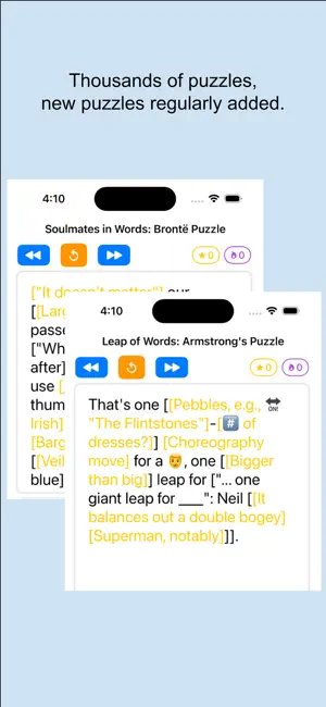Bracket Crosswords: InsideOut screenshot 3