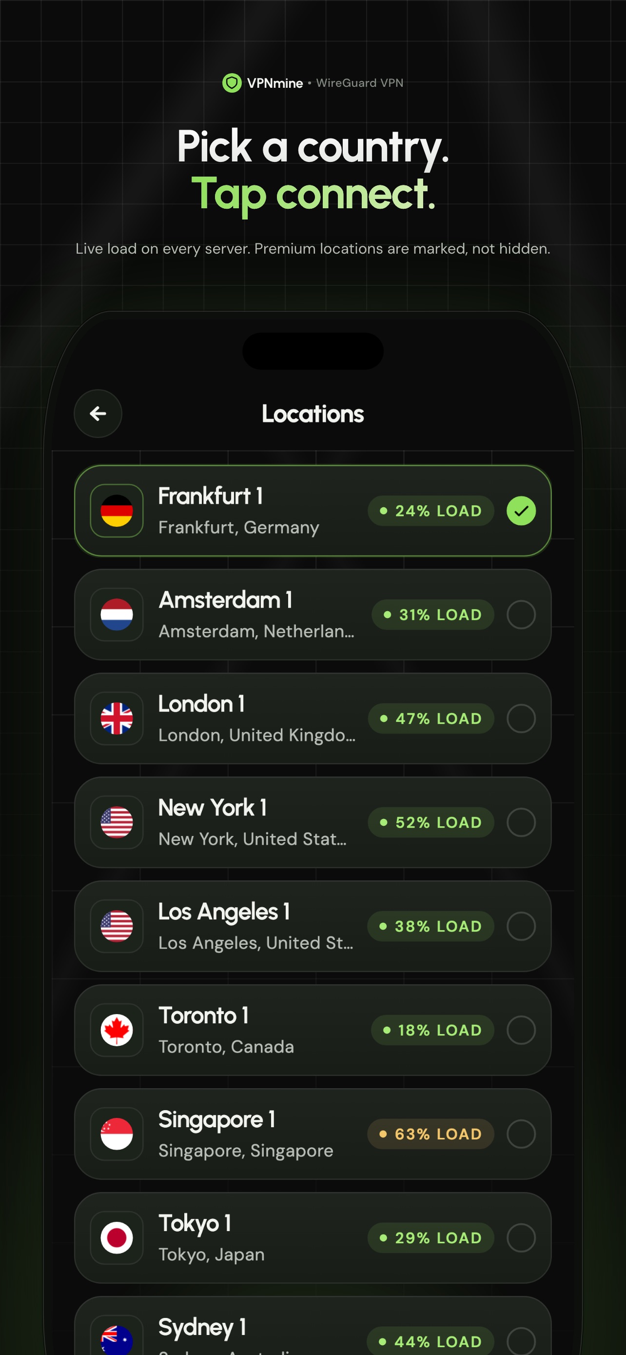 Screenshot 5 of VPNmine — Fast & Secure VPN