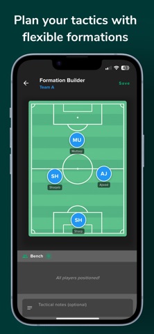 Squaded: Football Organiser screenshot