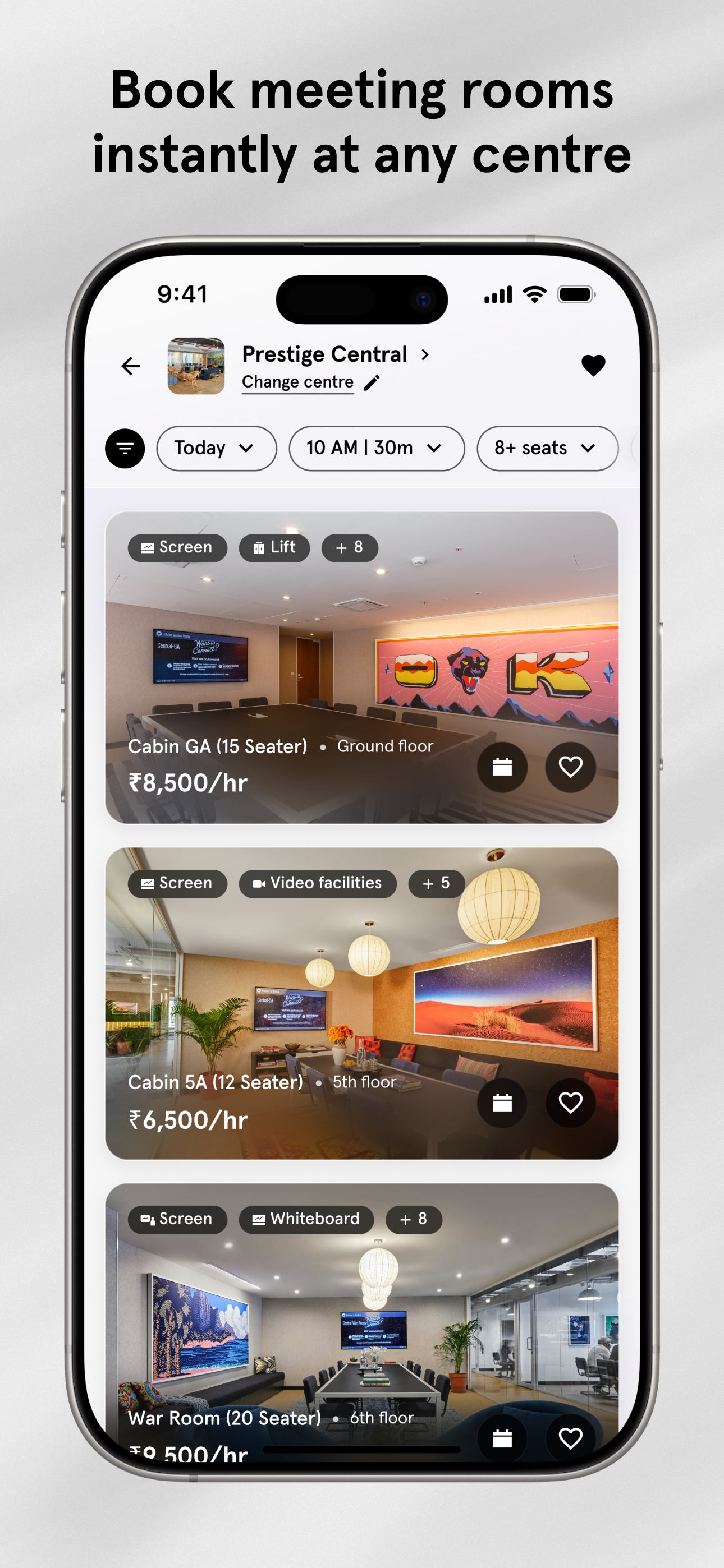 WeWork India screenshot 2