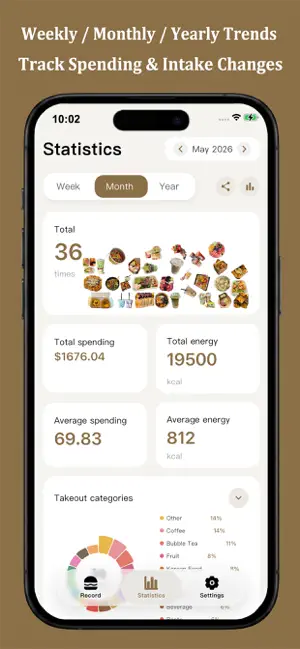 Takeout Diary: Takeout Tracker screenshot 3