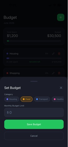 Budgetly Finance Tracker Screenshot 10 of 10