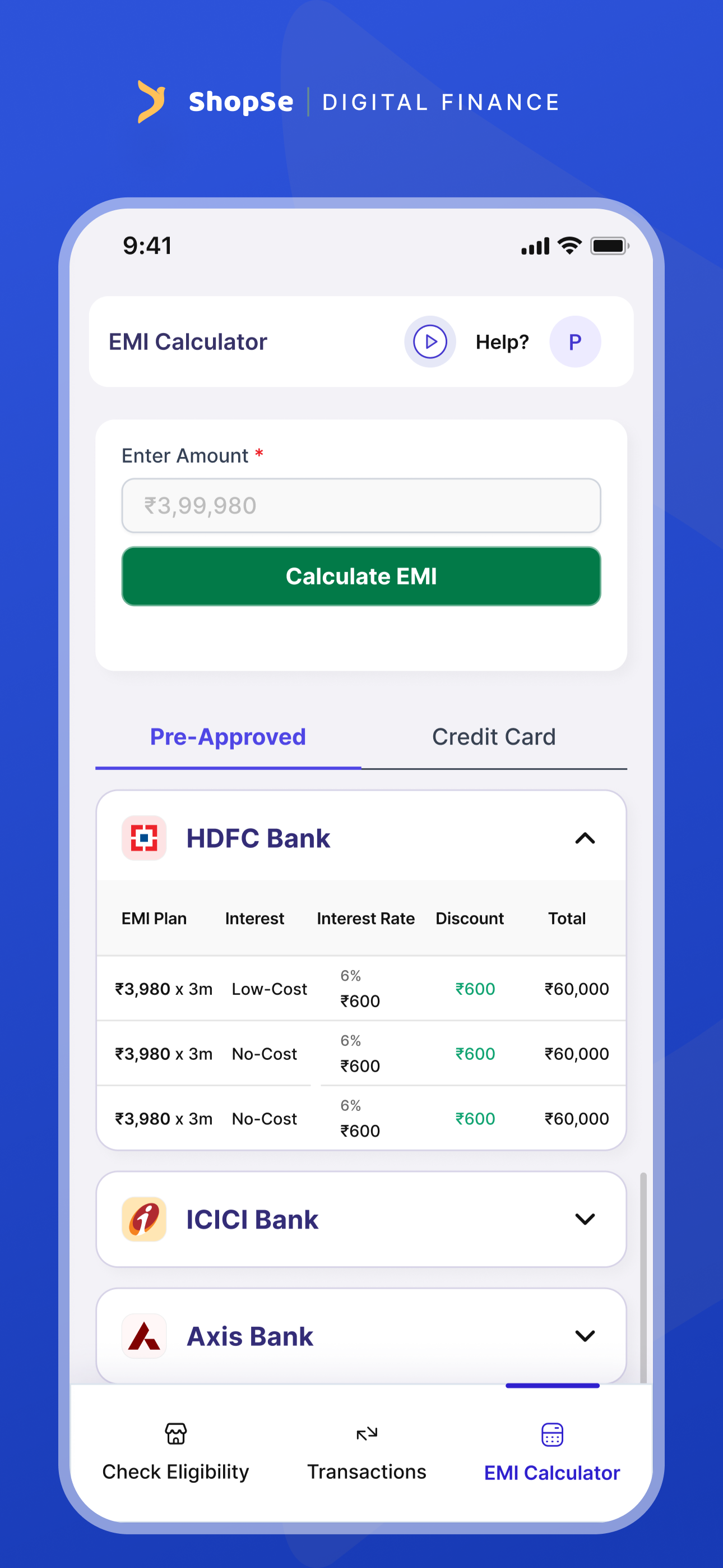 ShopSe Instant Premium Finance screenshot 4