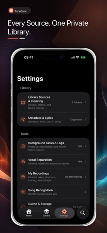TuneSync: NAS Music Player Screenshot 2 of 5