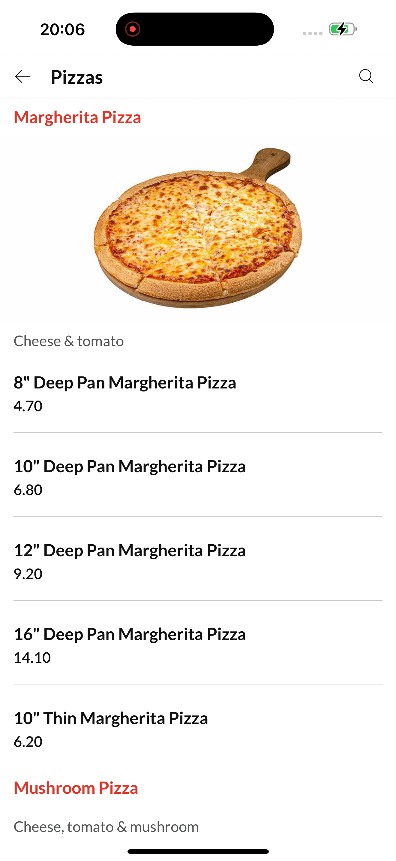 Pizza Pronto.