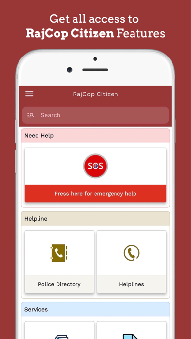 Screenshot #1 pour RajCop Citizen