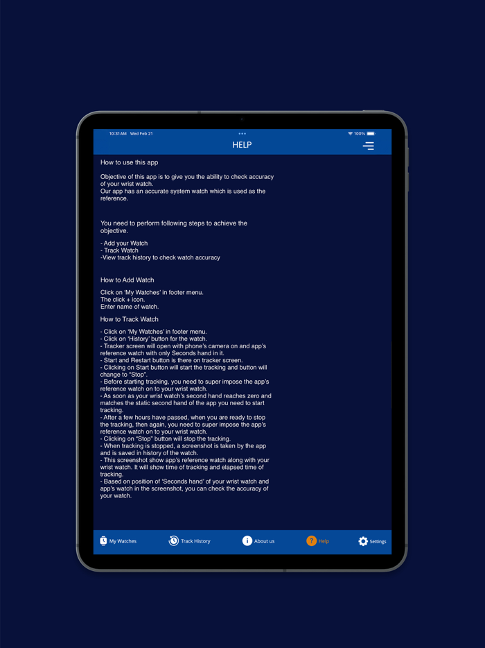Watch Accuracy Checker