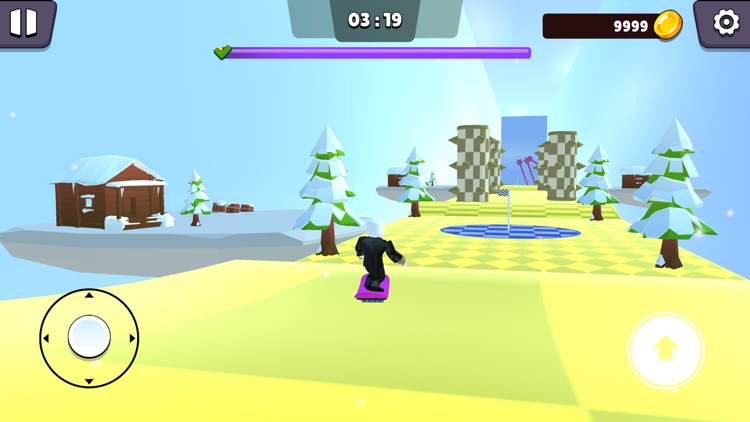 Obby But On A SnowBoard