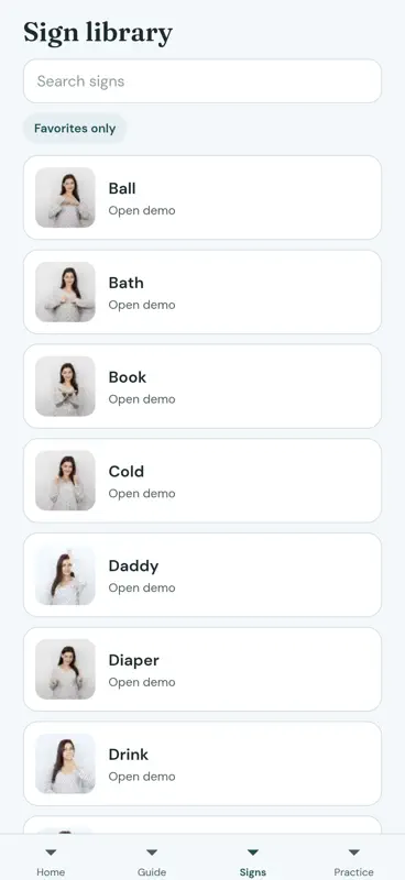 Baby's First Signs screenshot 2 of 5