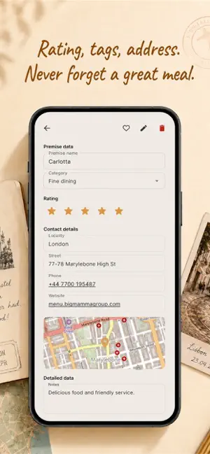TasteMap: Food Travel Diary screenshot 3