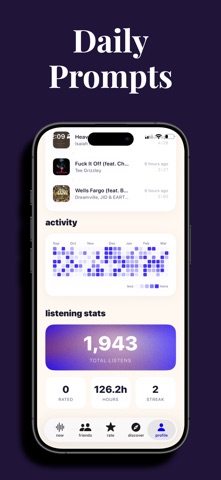 Fig - Music Taste Identity iPhone screenshot
