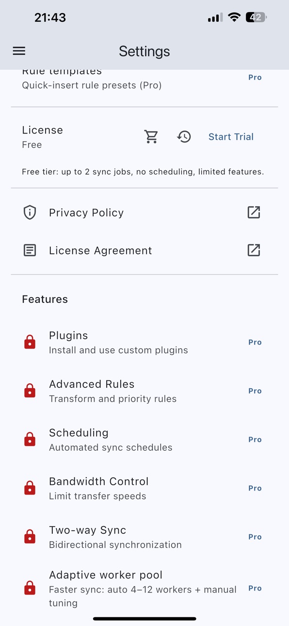 iPhone screenshot