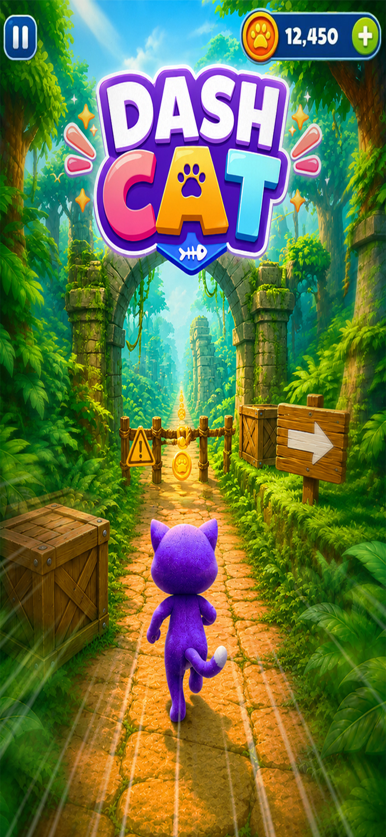 Dash Cat Runner Adventure Game screenshot 5