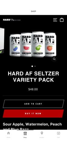 Hard AF Seltzer screenshot