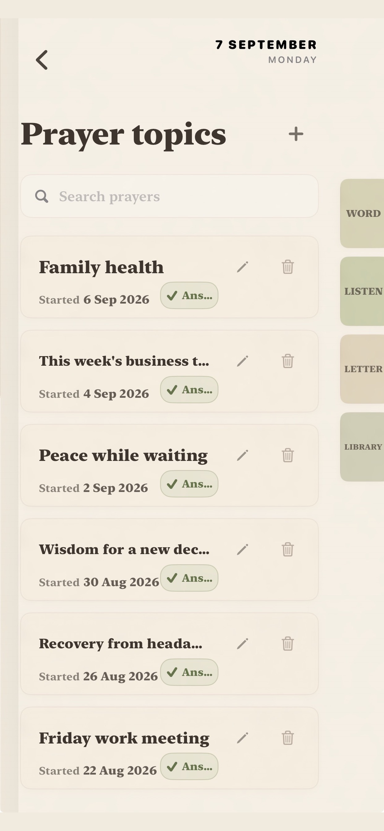 Screenshot 6 of SKALA Prayer Notebook