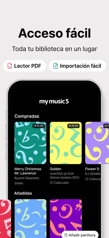 mymusic5: Partituras y Piano screenshot 6 of 6