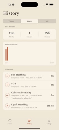 Somatic: Guided Breathing screenshot 2