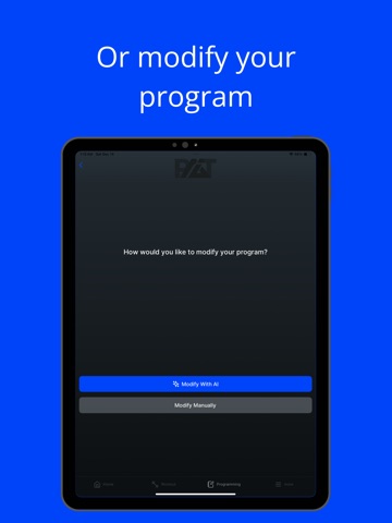 THE PAT APP iPad screenshot